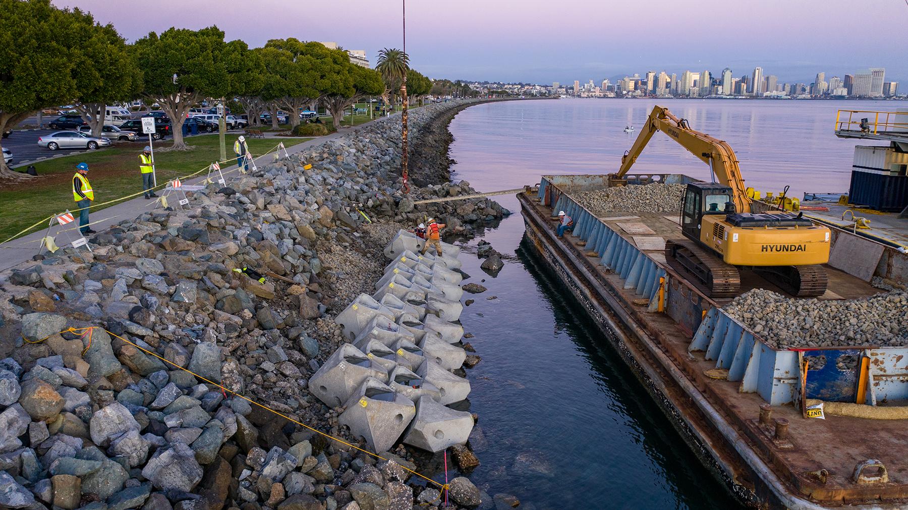 Coastal erosion protection infrastructure — climate adaptation and physical risk